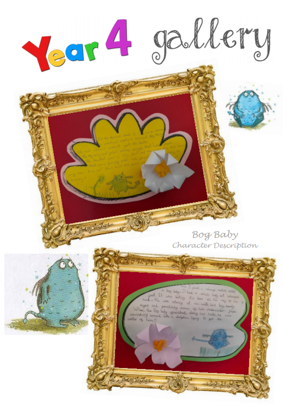 photos of children's written work