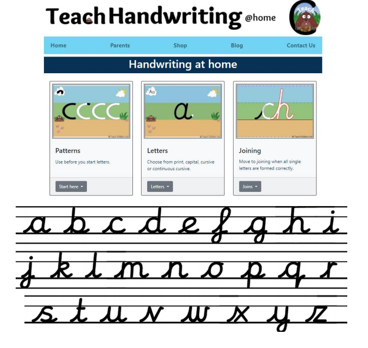 handwriting instructions