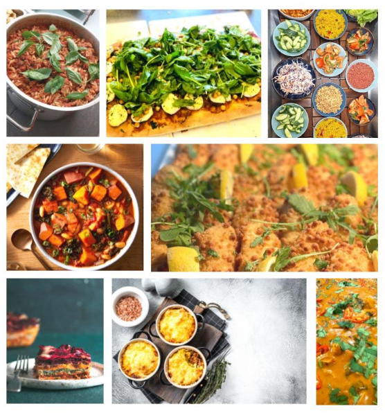 selection of school meals