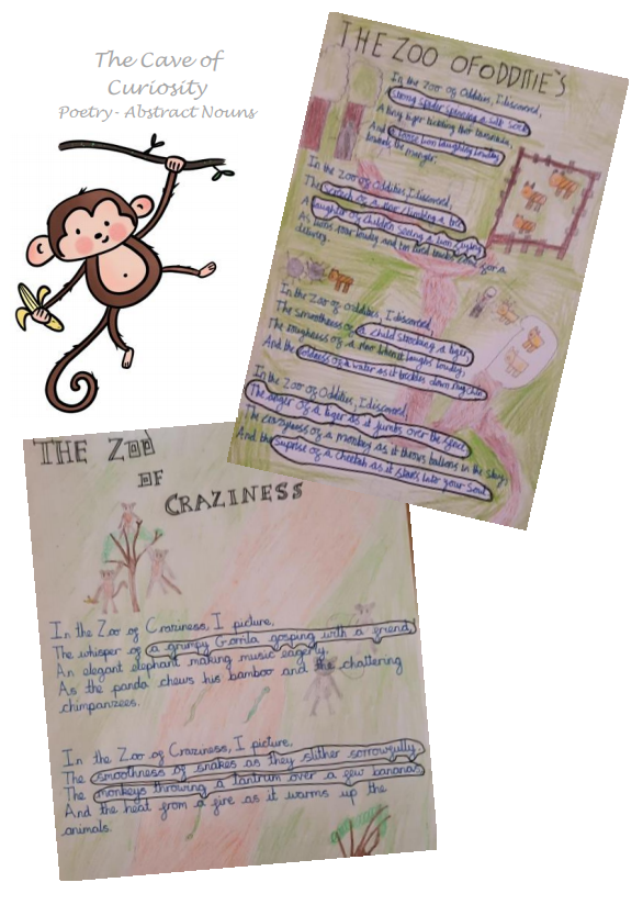 photos of children's written work
