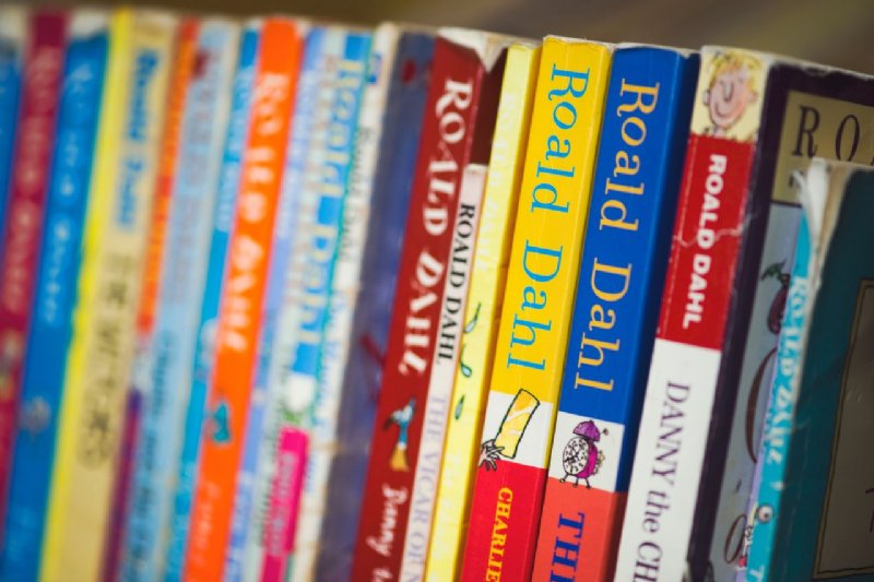row of books