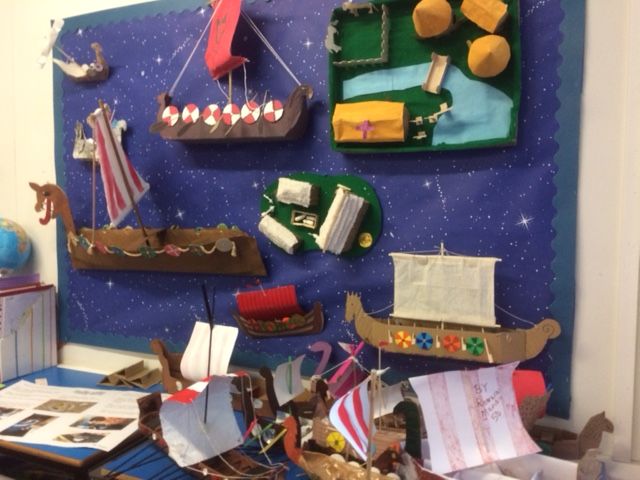 Viking Ship Projects School Display