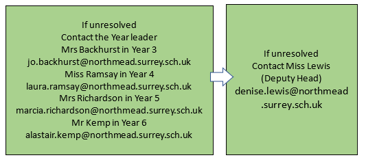 To discuss your child with year leader