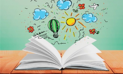 book full of imagination