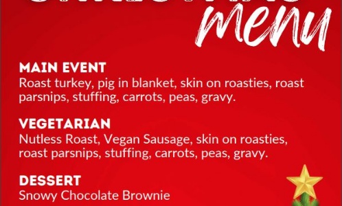 Christmas menu