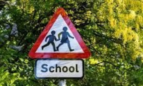 school crossing sign